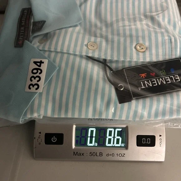 Peter Millar Shirt Mens XL Summer Comfort Striped Golf Polo Performance - Picture 10 of 10